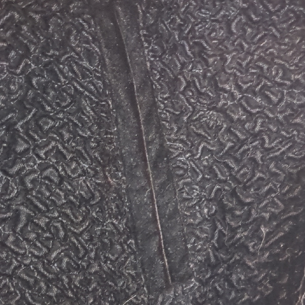 Women's Black velvet Coat with Decorative Chain-Print Lining Sz L - Picture 10 of 12